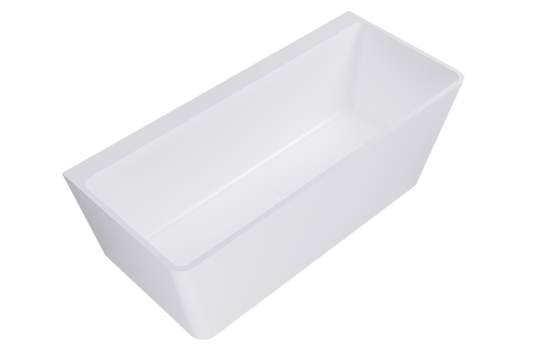 Ванна из искусственного камня Timo ERIKA ERIKA1700 170х75 пристенная прямоугольная - фото 2