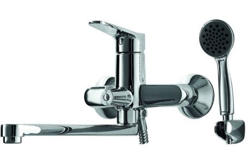 Смеситель Bravat Eco F6111147C-LB настенный хром