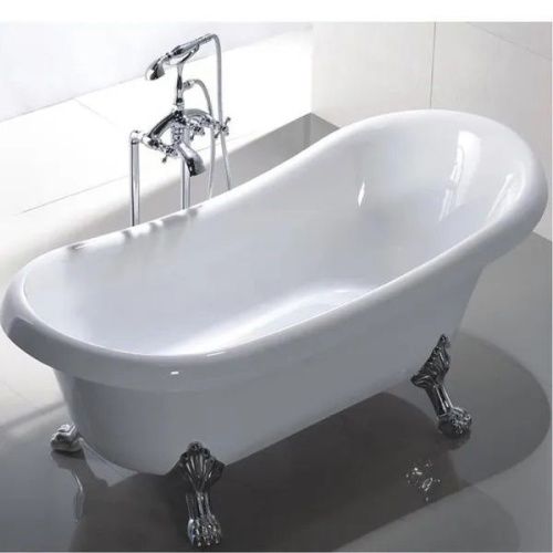 Ванна акриловая Cerutti SPA CT9323 160х75 отдельностоящая овальная с ножками - фото 3