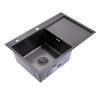 Кухонная мойка Splenka S705.7850.09 80х50 цвет серый поверхность матовая