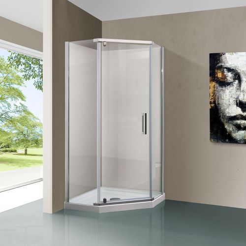 Душевой уголок Vincea Stresa VSP-1S900CL 90х90 стекло прозрачное профиль хром без поддона