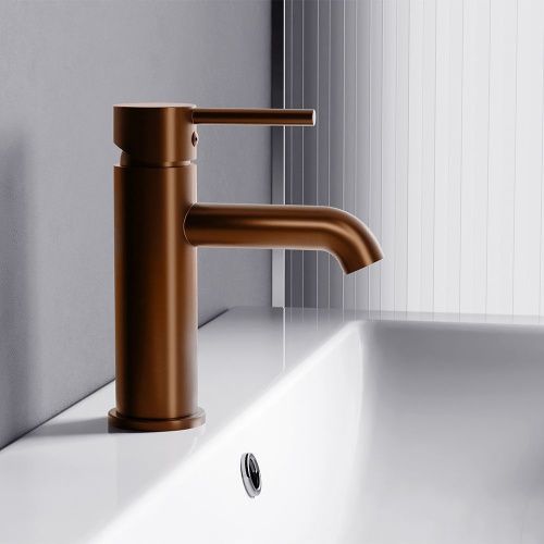 Смеситель Damixa Scandinavian Pure 360210500 на раковину розовое золото - фото 3