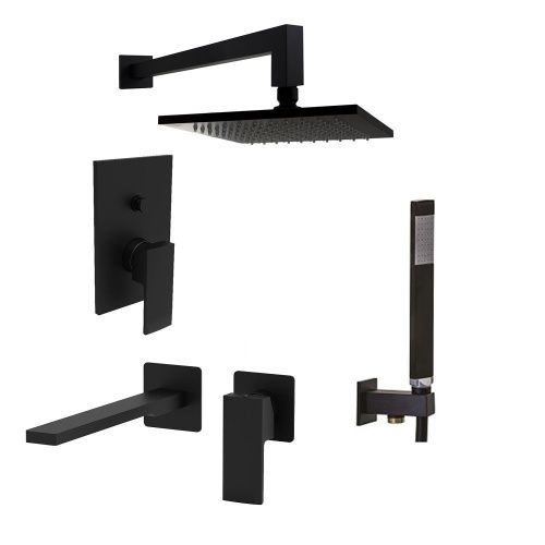 Душевая система Paffoni Elle KITEL015NO105 встраиваемая в стену