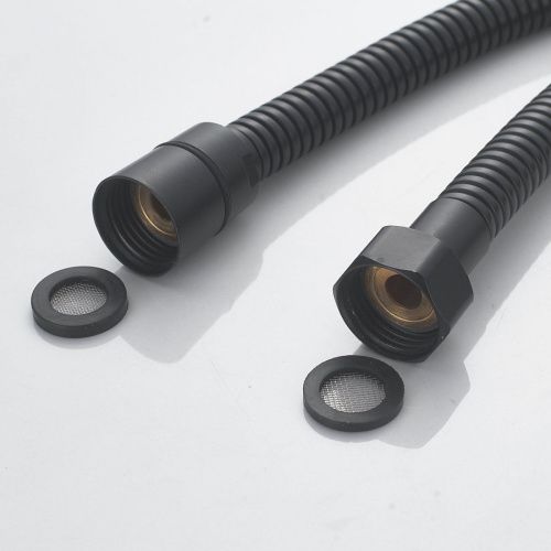 Душевая стойка Shevanik S4036H настенная цвет черный - фото 5