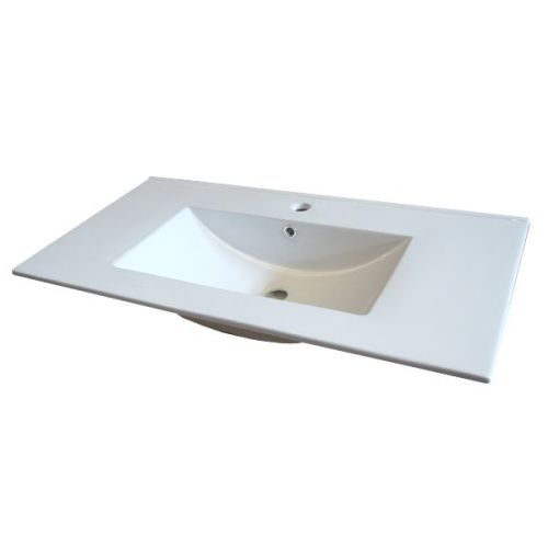 Тумба с раковиной Comforty Турин 00-00014644CF 90х50 подвесная цвет серый - фото 3