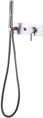 Смеситель для ванны с душем Allen Brau Priority 5.31009-BN встраиваемый в стену никель - фото 2