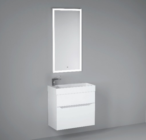 Тумба под раковину Jorno FOLK Folk.01.65/P/W/JR 60х30 подвесная цвет белый - фото 2