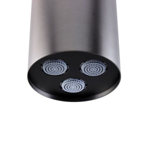 Верхний душ Bronze de Luxe LIBERTY 501GM 15х15 серый - фото 5