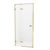 Душевая дверь New Trendy AVEXA GOLD BRUSHED EXK-1722 120х200 стекло прозрачное профиль золото