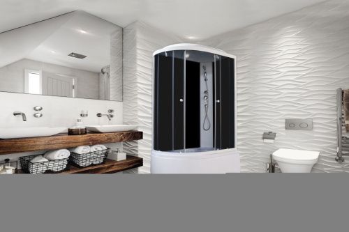 Душевая кабина Parly Classic EC1221R 120х80 асимметричная с крышей ориентация правая