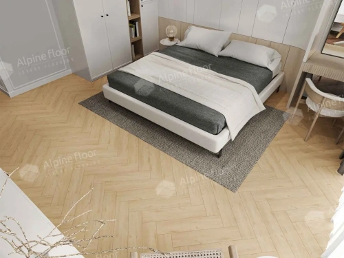 Кварцвиниловая плитка Alpine Floor Parquet LVT ECO-16-26 Дуб Лесат толщина 0.25 см 43 класс 590х118 - фото 3