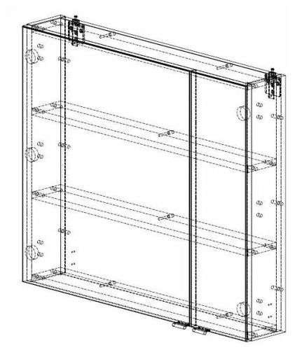 Зеркало-шкаф Aquanet Порто 00195728 80х14х67 подвесной цвет белый - фото 5