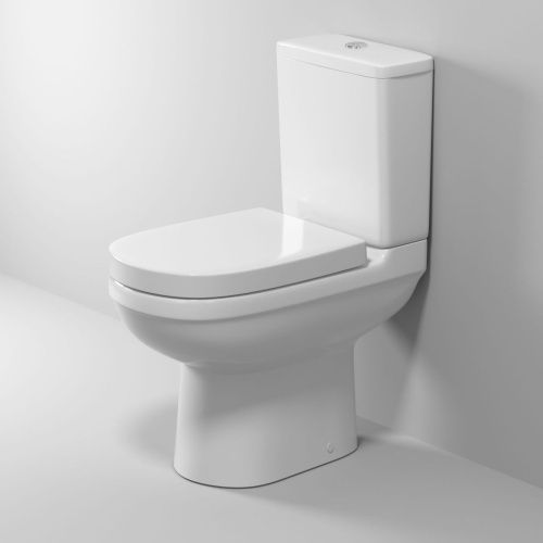 Унитаз напольный с бачком Niagara Nero NG-9902 белый с сиденьем микролифт безободковый душевой смыв - фото 2