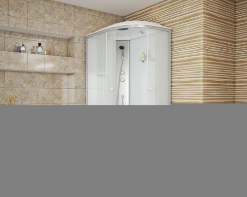 Душевая кабина Niagara Eco E120/80/40L/MT 120х80 асимметричная с крышей ориентация левая - фото 3