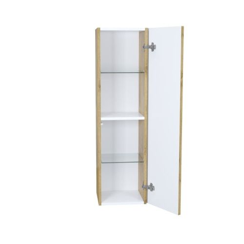 Шкаф-пенал Iddis Bild BIL30V0i97 30х110 подвесной цвет коричневый - фото 3