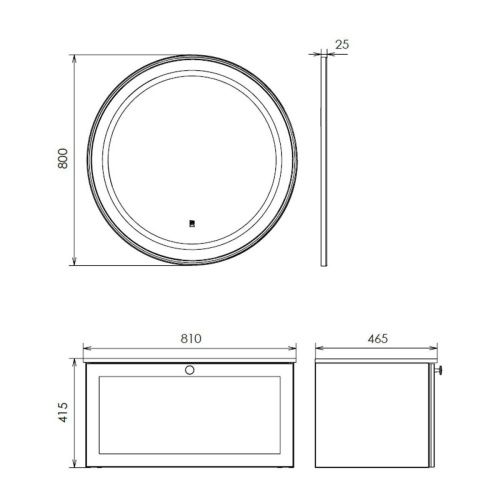 Тумба с раковиной Comforty Ереван 00-00014864CF 80х50 подвесная цвет серый - фото 2