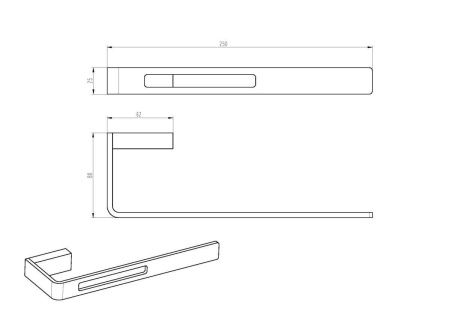 Полотенцедержатель Boheme Q 10945-MW