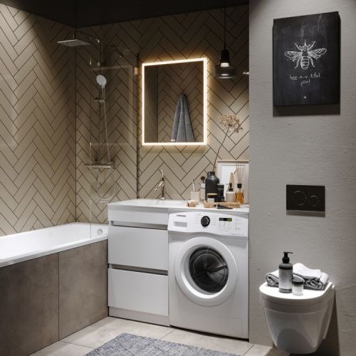 Зеркало с подсветкой Aqwella Y VIS0207AH 70х70 - фото 3