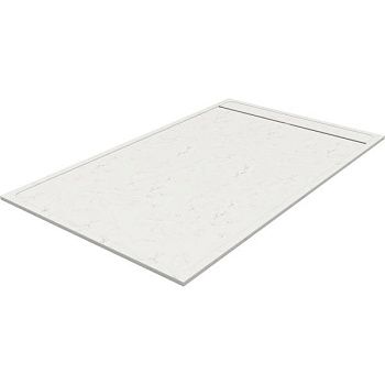Душевой поддон из искусственного камня IBX Zale PDZ090180B/BLANCO VERONA 180х90 белый