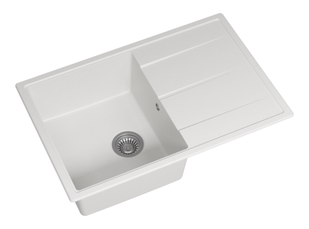 Кухонная мойка Misty Linkor LIN-78х51-03 80х50 цвет белый поверхность матовая