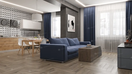SPC ламинат Alpine Floor Parquet Light ECO 13-15 MC Дуб Исида толщина 0.4 см 43 класс 600х125 - фото 2