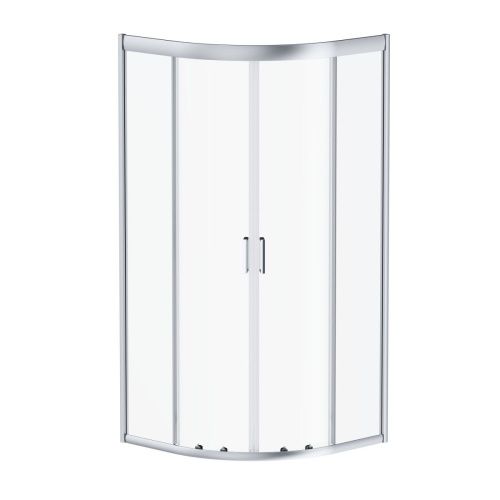 Душевой уголок Damixa Skyline DX35WG-301-090MT 90х90 стекло прозрачное профиль хром без поддона - фото 2