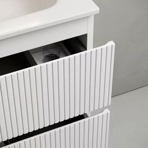 Тумба под раковину Sancos SNOB T SNT100LW 100х40 подвесная цвет белый - фото 5