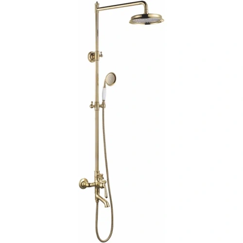 Душевая стойка Rose R0236E настенная цвет золото - фото 2