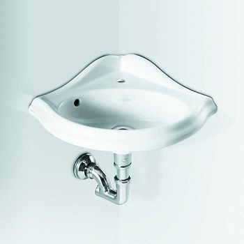 Раковина из сантехнического фаянса Simas Arcade AR036bi*1 30х30 подвесная цвет белый 1 отверстие под смеситель