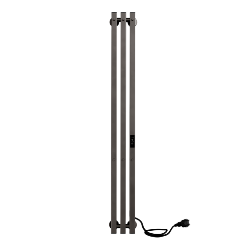 Полотенцесушитель электрический Indigo Style 3 PRO LSPRE120-13GNSRt 15х120 оружейная сталь - фото 3