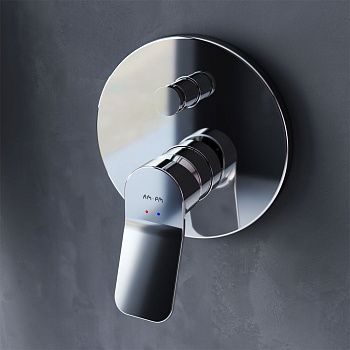 Смеситель для ванны и душа Am.Pm X-Joy F85A45000 встраиваемый в стену хром