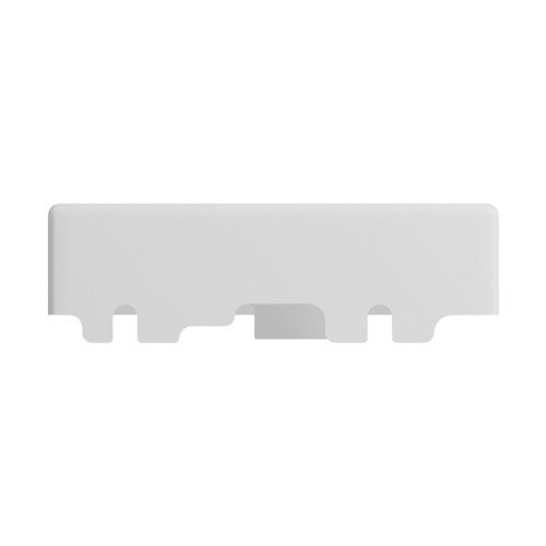 Раковина из сантехнического фарфора Wellsee WC Area 151801000 40х20 накладная цвет белый 1 отверстие под смеситель - фото 4