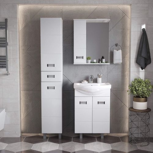 Зеркало-шкаф Onika Балтика 205815 60х70 подвесной цвет белый - фото 5