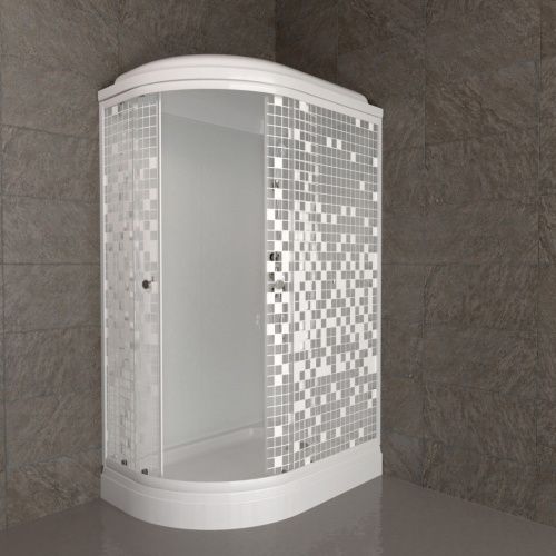 Душевая кабина Тритон Коралл Щ0000061818 120х80 четверть круга с крышей ориентация правая - фото 2