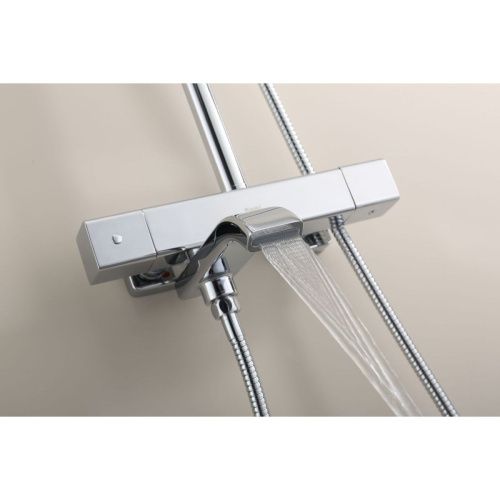 Душевая стойка Raglo R22 R22.26 настенная цвет хром с термостатом - фото 5