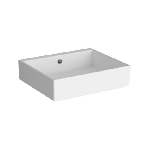 Раковина из сантехнического фарфора Vitra ArchiPlan 7403B003-0012 50х40 накладная цвет белый без отверстий под смеситель