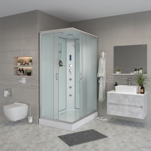 Душевая кабина Niagara Classic 432853QF 120х80 прямоугольная с крышей ориентация универсальная - фото 3