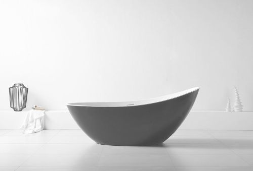 Ванна акриловая Abber AB9233G 185х80 отдельностоящая овальная с каркасом - фото 2