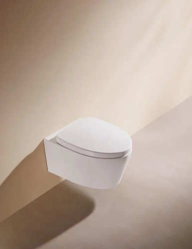 Чаша унитаза подвесная Arrow AHB21002H цвет белый без сиденья безободковая каскадный смыв - фото 4