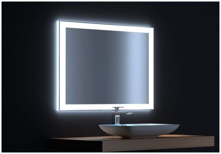 Зеркало с подсветкой De Aqua Сити CIT 404 090 90х80 подвесное