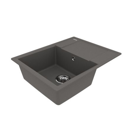 Кухонная мойка LeMark Imandra 640 9910023 65х50 цвет серый поверхность матовая
