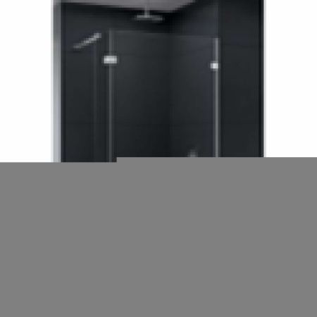 Душевая перегородка New Trendy EVENTA Chrome EXK-4640 35х200 стекло прозрачное профиль хром