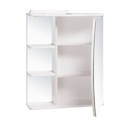 Зеркало-шкаф Runo ЛИНДА 00000001082 60х80 подвесной цвет белый - фото 2