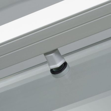 Душевая дверь Wasserkraft Rhin 44S 44S13 110х200 стекло прозрачное профиль белый