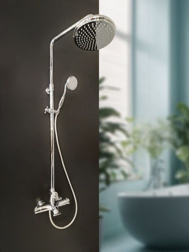 Душевая стойка AltroBagno Beatrice AltroBagnoBeatrice030406Cr настенная цвет хром - фото 5