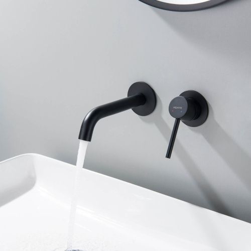 Смеситель Aquatek ЕВРОПА AQ1313MB встраиваемый в стену черный - фото 5