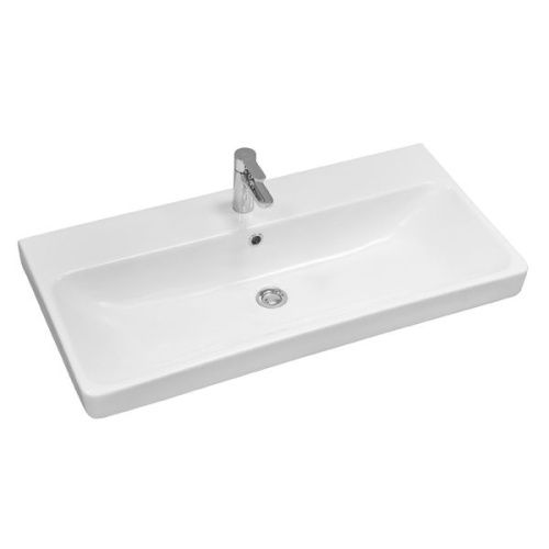 Тумба с раковиной Comforty Дублин 00-00005213CF 90х50 подвесная цвет белый - фото 3