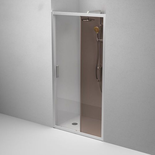 Душевая дверь Am.Pm Gem W90G-100-1-195MBr 100х195 стекло прозрачное профиль хром - фото 5