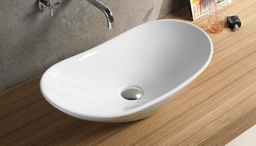 Раковина из сантехнического фаянса Velvex 7811A 60х40 накладная цвет белый без отверстий под смеситель - фото 2