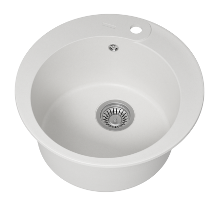 Кухонная мойка Misty Artemida ART-51-03 50х50 цвет белый поверхность матовая